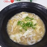 あったか♡あんかけ卵とじうどん